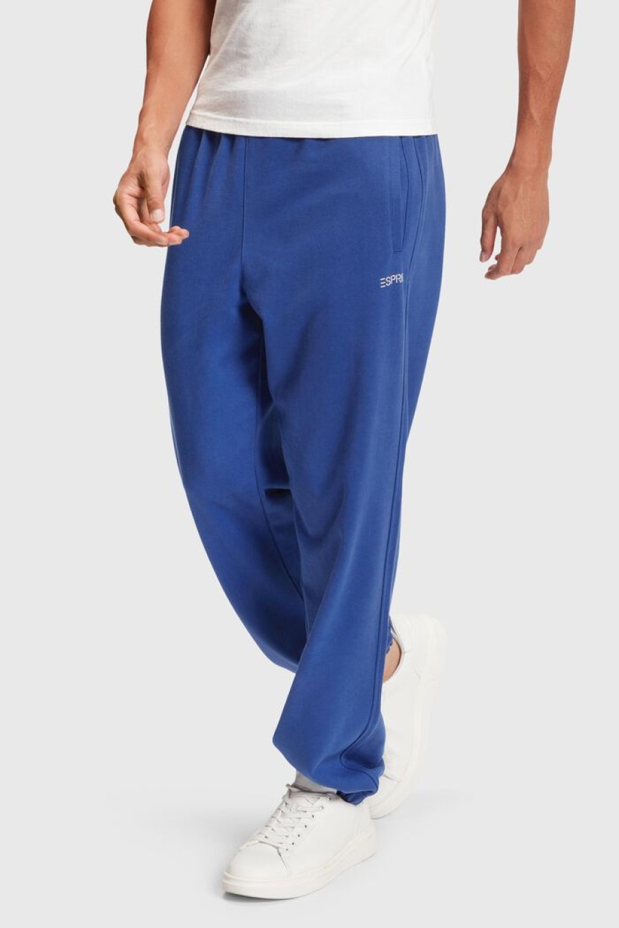 Men Esprit Broeken | Relaxed Jogger Met Logo