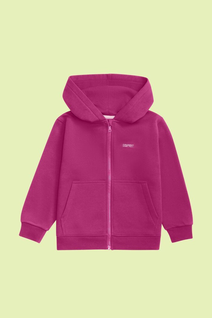 Kids Esprit Sweatshirts | Hoodie Met Rits En Logo