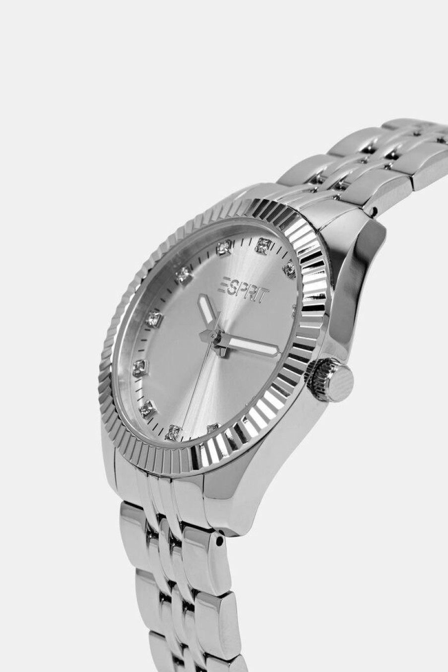 Women Esprit Horloges | Edelstalen Horloge Met Zirkonia